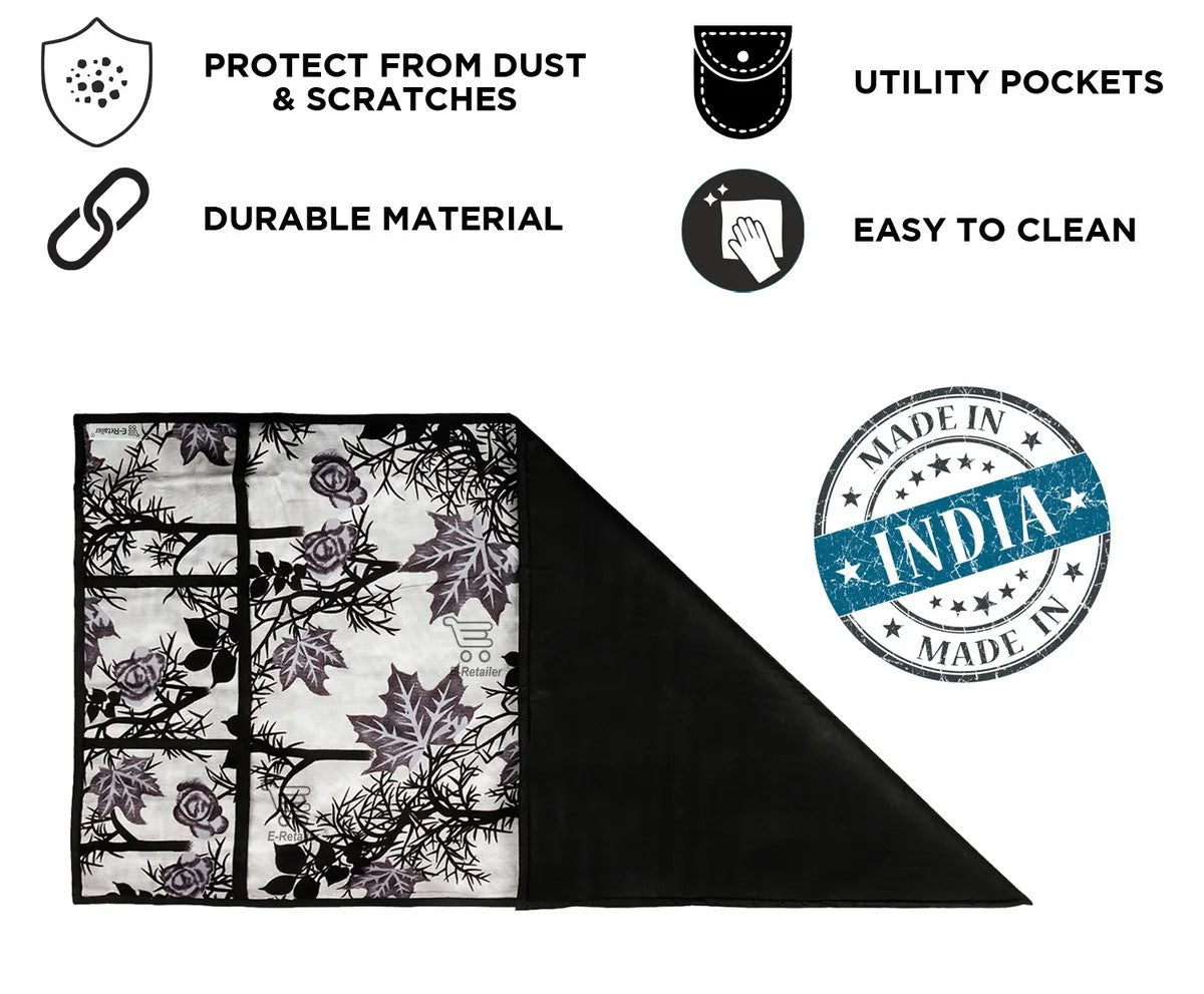 COMBO SET OFFER 117(FRIDGE TOP COVER 1 Piece + 6 PCS MUTIPURPOSE MAT +2PCS FRIDGE HANDLE COVER)