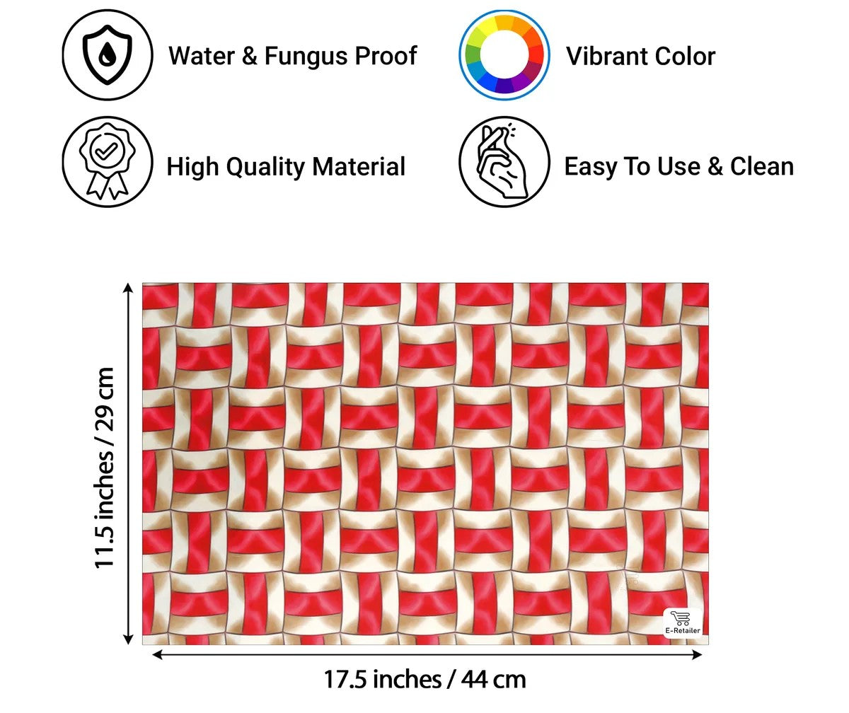 COMBO SET OFFER 102 (  FRIDGE TOP COVER 1 Piece + 6 PCS MUTIPURPOSE MAT +2PCS FRIDGE HANDLE COVER FREE