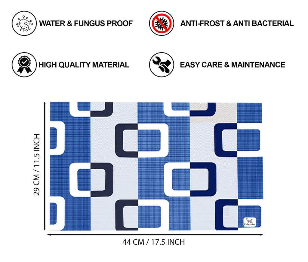 COMBO SET OFFER 104 (  FRIDGE TOP COVER 1 Piece + 6 PCS MUTIPURPOSE MAT +2PCS FRIDGE HANDLE COVER FREE