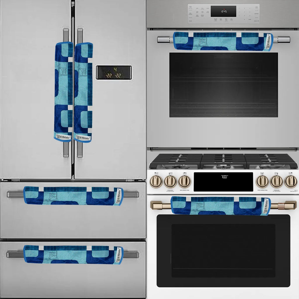 COMBO SET OFFER 104 (  FRIDGE TOP COVER 1 Piece + 6 PCS MUTIPURPOSE MAT +2PCS FRIDGE HANDLE COVER FREE