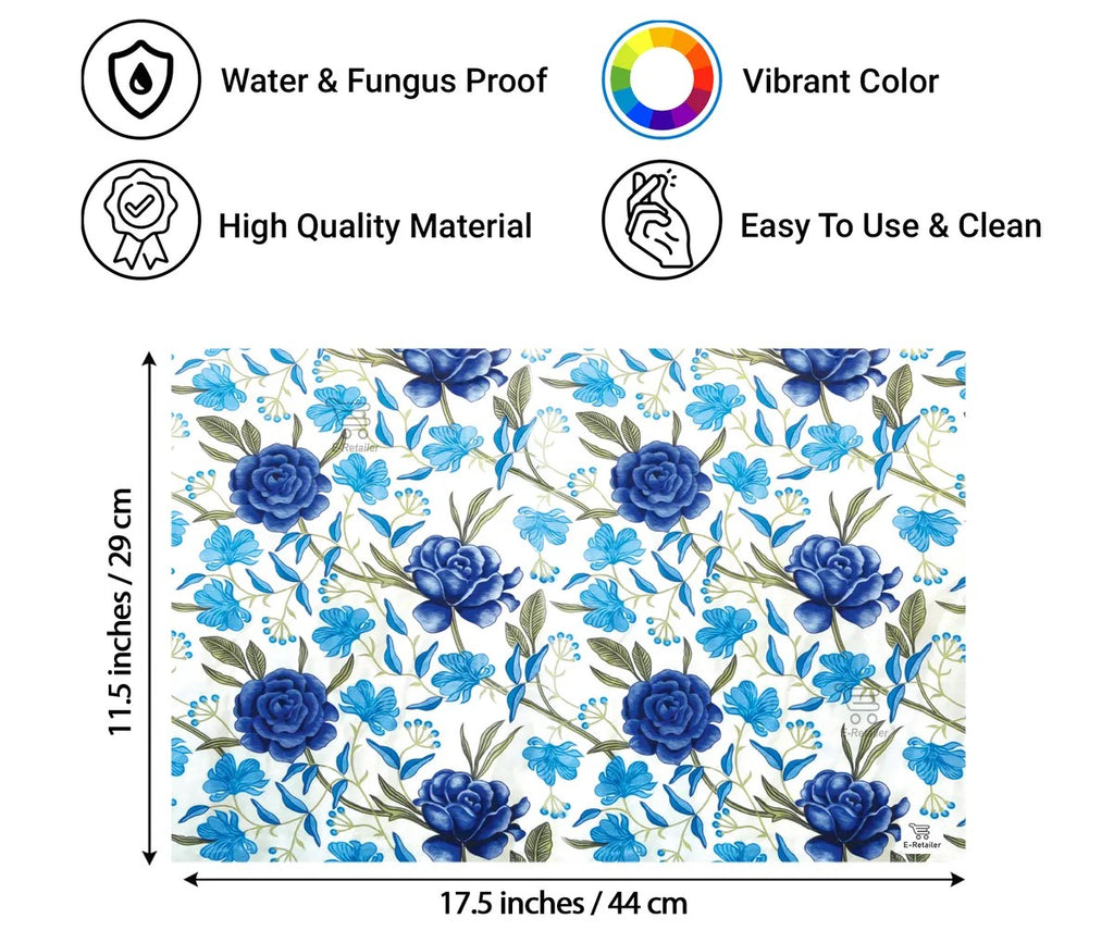 COMBO SET OFFER 105 (  FRIDGE TOP COVER 1 Piece + 6 PCS MUTIPURPOSE MAT +2PCS FRIDGE HANDLE COVER)