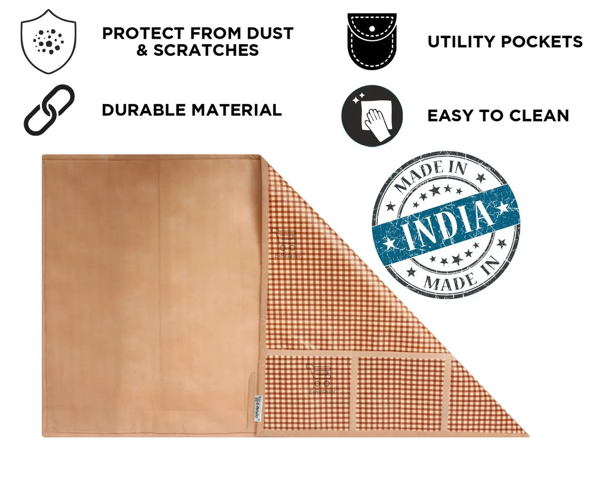 COMBO SET OFFER 110 (  FRIDGE TOP COVER 1 Piece + 6 PCS MUTIPURPOSE MAT +2PCS FRIDGE HANDLE COVER)