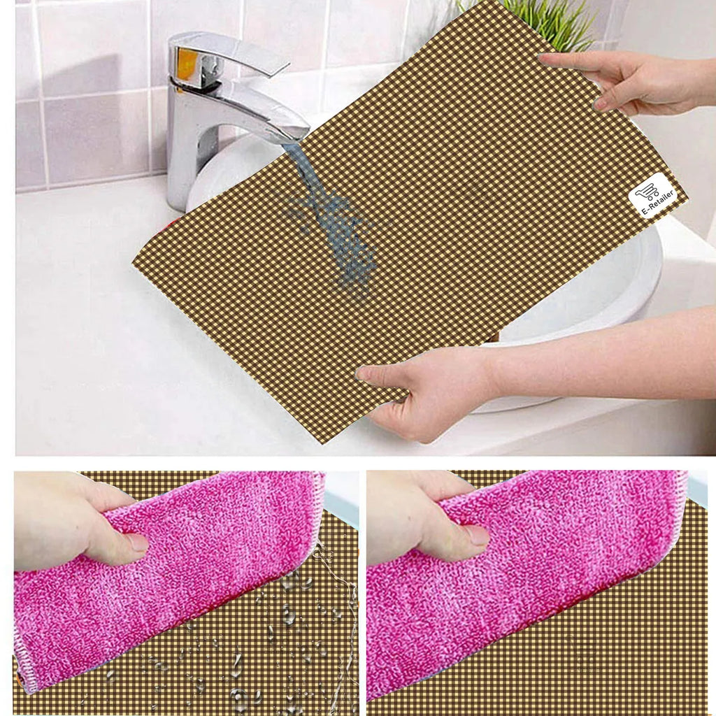 COMBO SET OFFER 110 (  FRIDGE TOP COVER 1 Piece + 6 PCS MUTIPURPOSE MAT +2PCS FRIDGE HANDLE COVER)