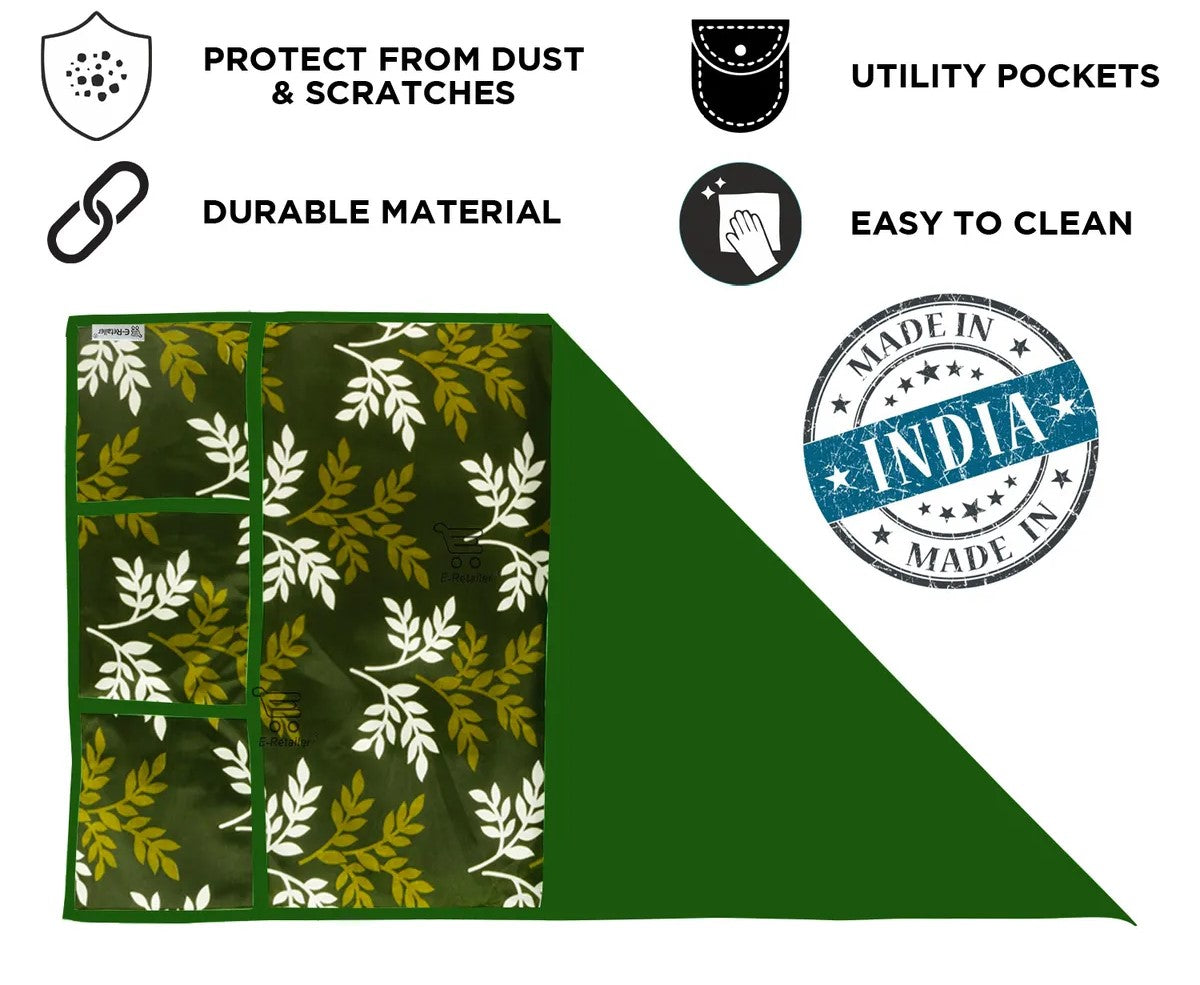 COMBO SET OFFER 111 (  FRIDGE TOP COVER 1 Piece + 6 PCS MUTIPURPOSE MAT +2PCS FRIDGE HANDLE COVER)