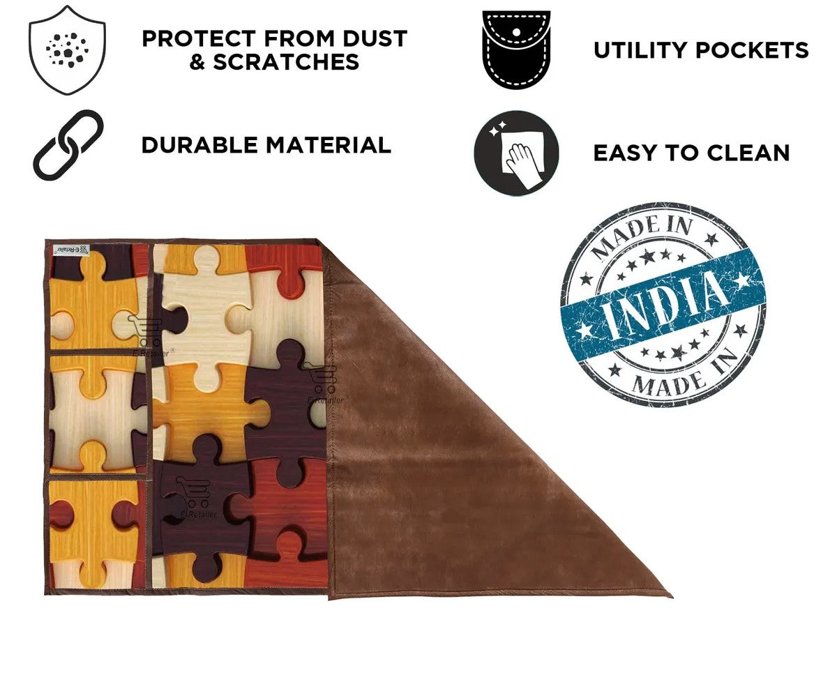 COMBO SET OFFER 114 (  FRIDGE TOP COVER 1 Piece + 6 PCS MUTIPURPOSE MAT +2PCS FRIDGE HANDLE COVER)