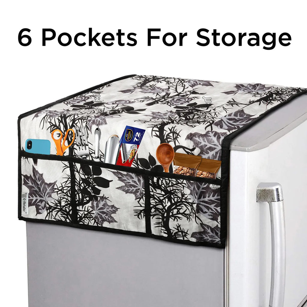 COMBO SET OFFER 117(FRIDGE TOP COVER 1 Piece + 6 PCS MUTIPURPOSE MAT +2PCS FRIDGE HANDLE COVER)