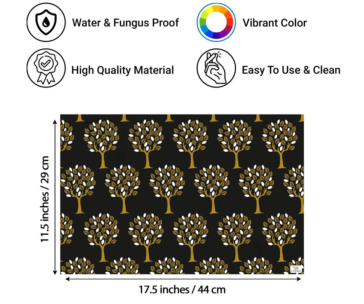 COMBO SET OFFER 118 (FRIDGE TOP COVER 1 Piece + 6 PCS MUTIPURPOSE MAT +2PCS FRIDGE HANDLE COVER)
